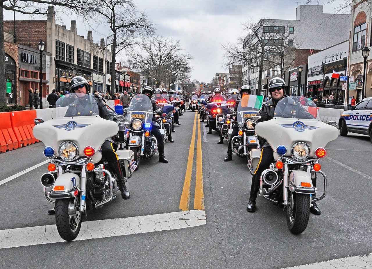 2017 St. Pats parade WP motorcycle police